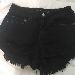 Black American Eagle Shorts
